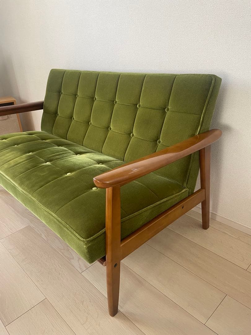 【限定一万台レア商品】カリモク60 ソファKチェア 限定復刻プレート仕様