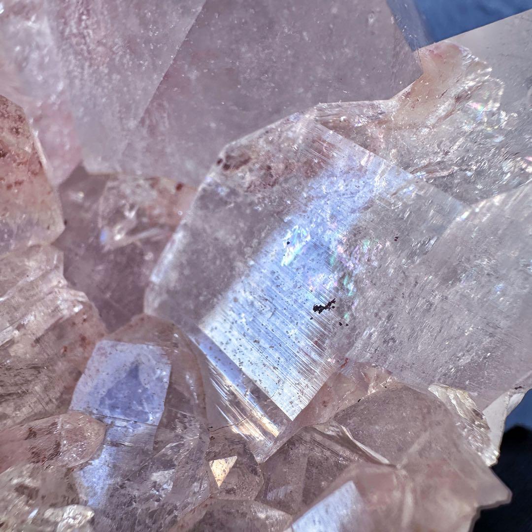 希少❗️高級品 ❗虹入り☆超綺麗♡超強いパワー ヒマラヤ水晶 クラスターA1483