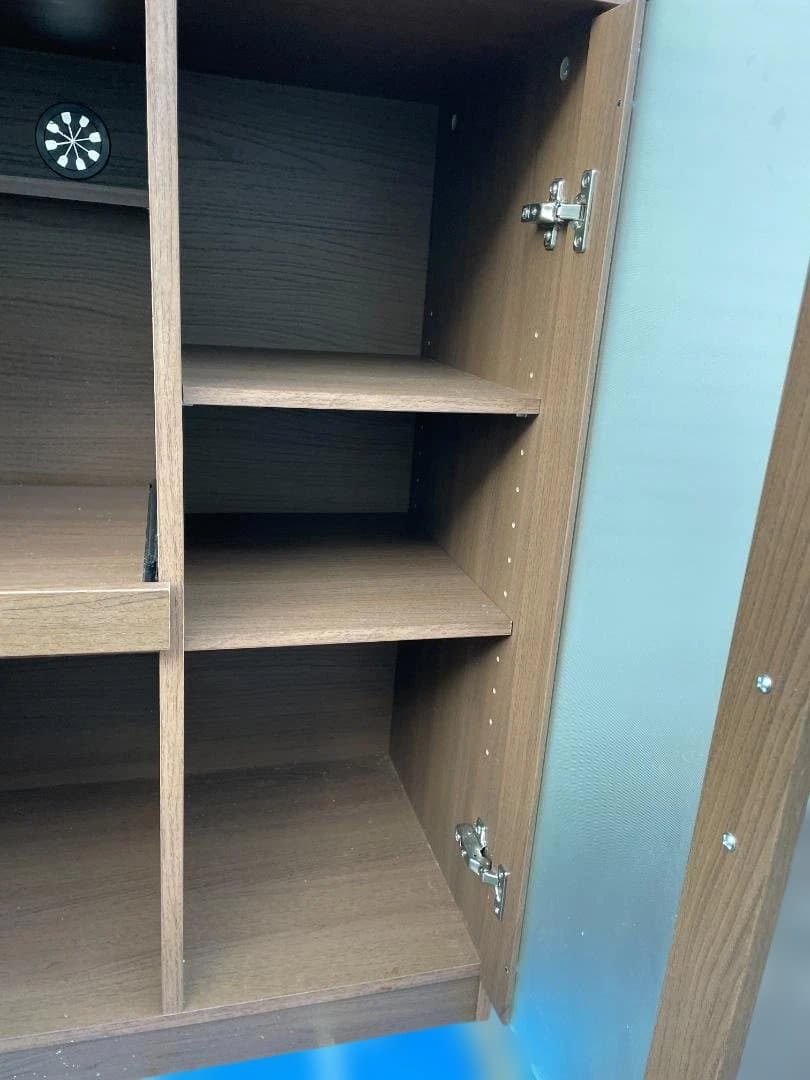 ★ キッチン 収納 ニトリ レンジ台 フォルム N RE9060G MBR