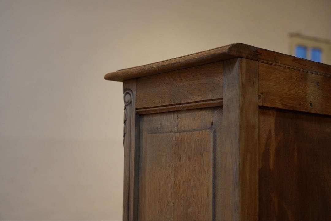 フランス　アンティーク　キャビネット　棚　シェルフ