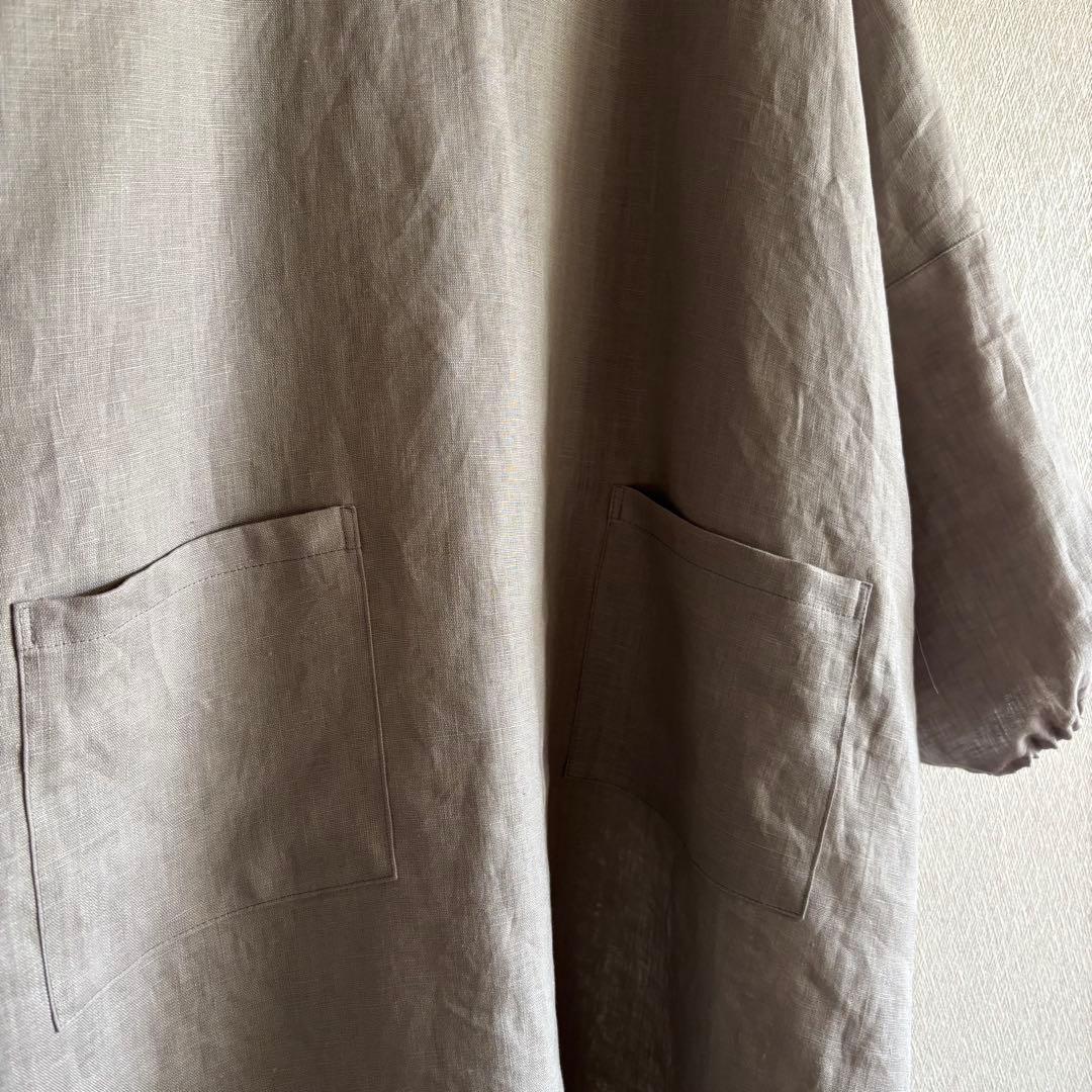 #26005 ハルソラタン　リネン100% かっぽう着