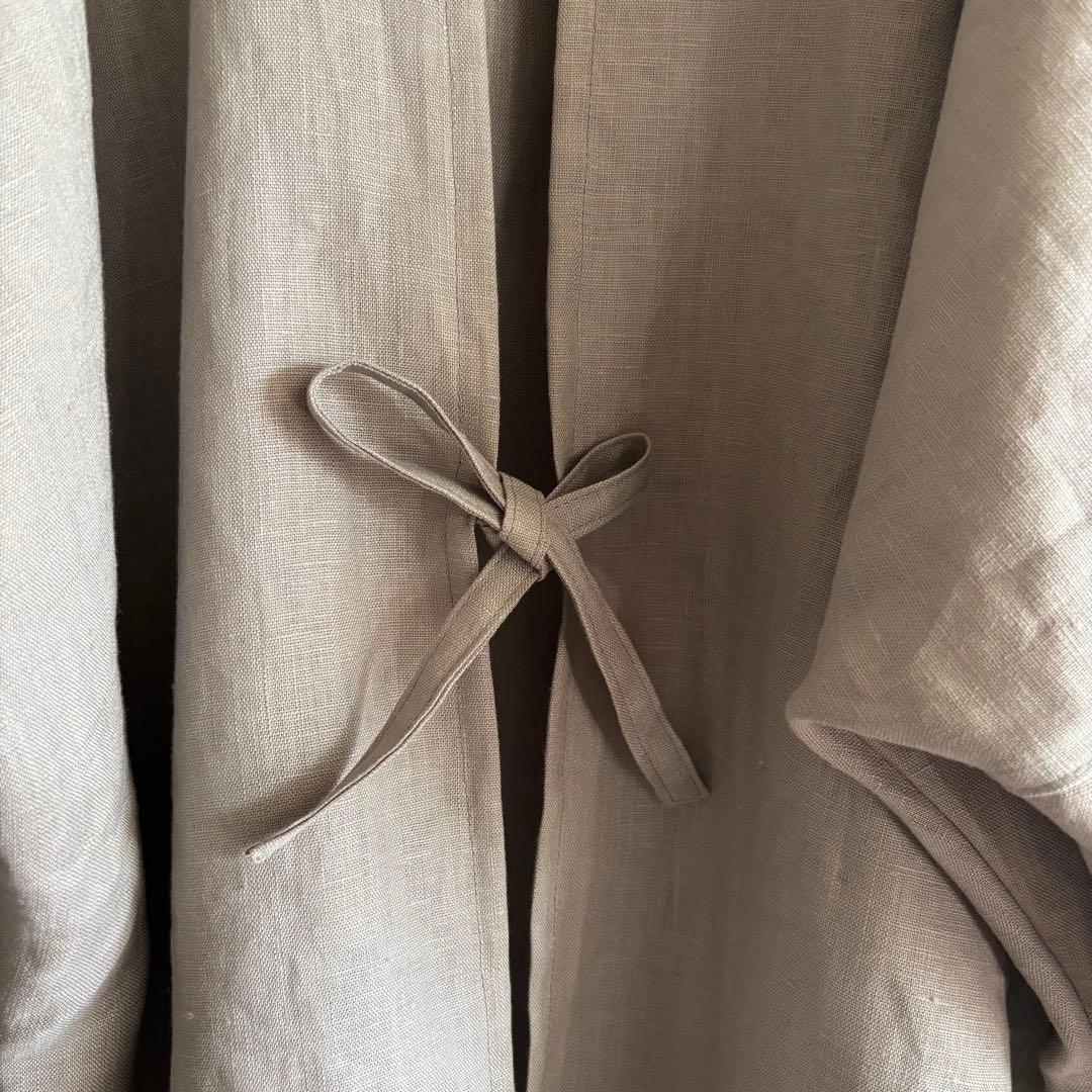 #26005 ハルソラタン　リネン100% かっぽう着