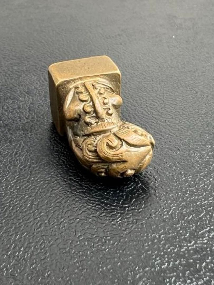 文房具、印材　古銅製