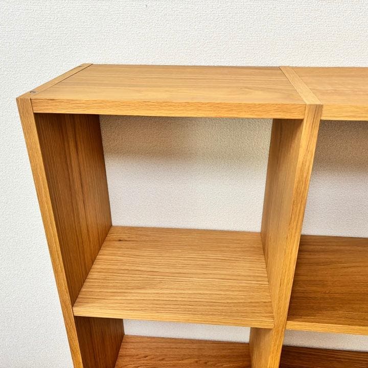 無印良品 スタッキングシェルフセット・３段×２列・オーク材