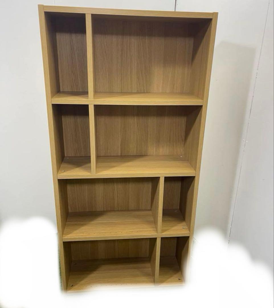 unico「TIILI」オープンシェルフ 4段 ナチュラル 本棚 収納