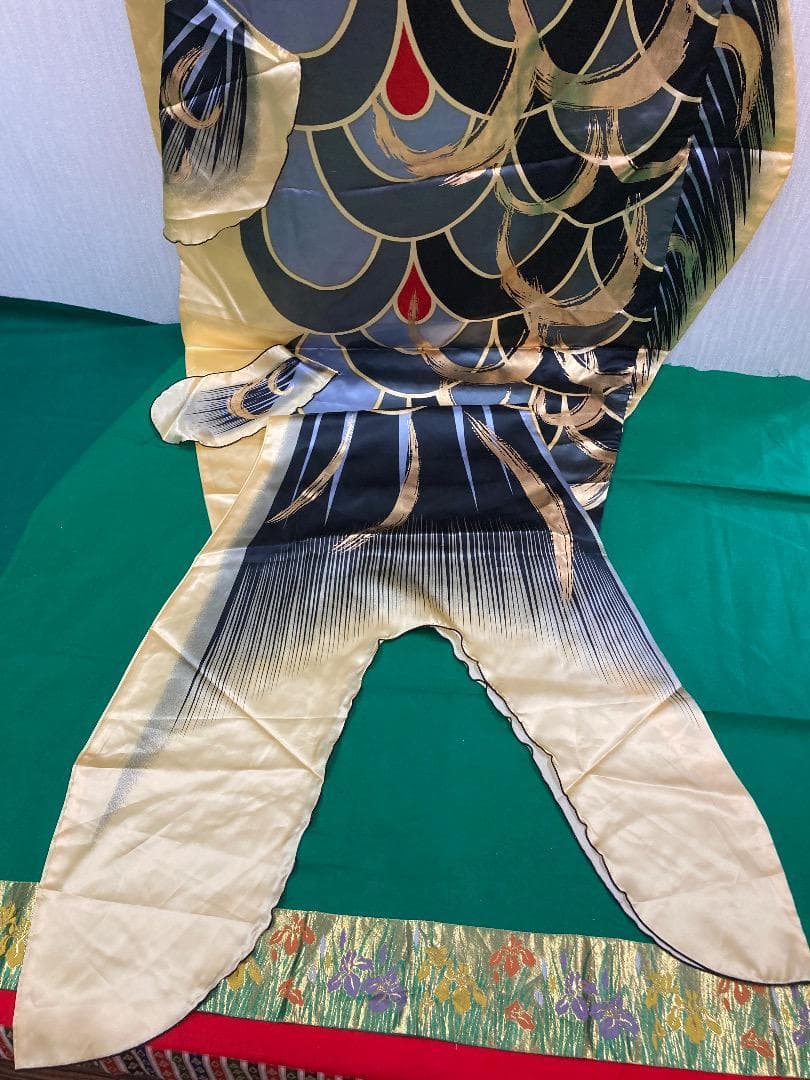 SKO75 鯉のぼり単品３m　 黒鯉　 単品鯉のぼり３m 　お父さん鯉　黒