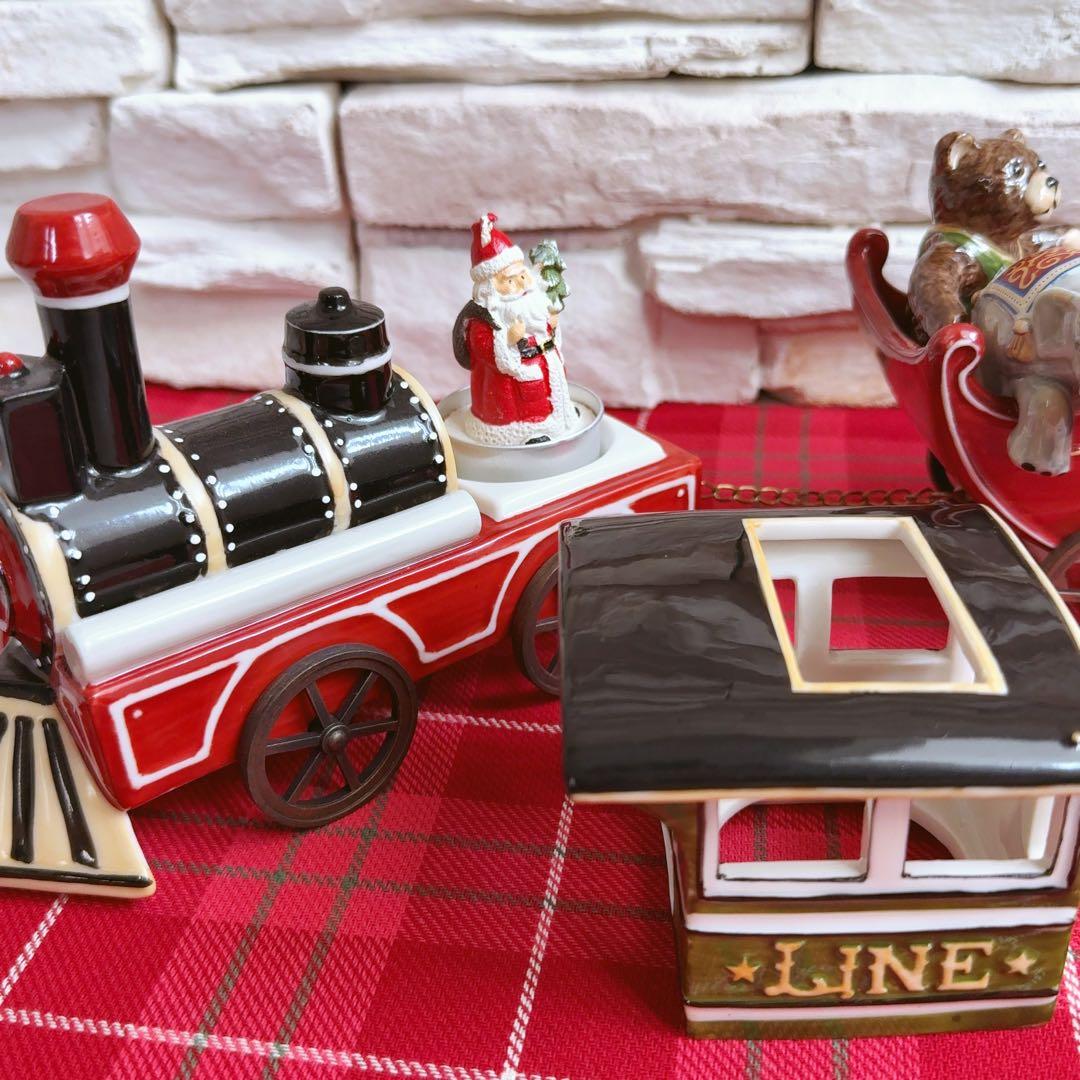 Villeroy & Boch 汽車とサンタと動物達　置き物