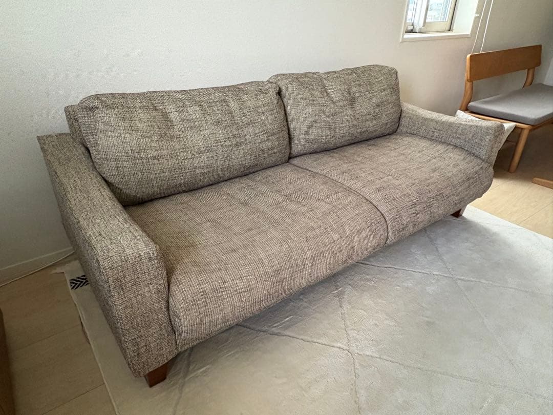 FLANNEL SOFA / ANTOS 3人掛け ライトグレー