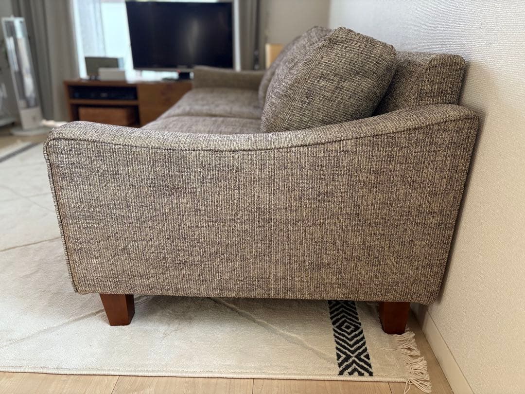 FLANNEL SOFA / ANTOS 3人掛け ライトグレー