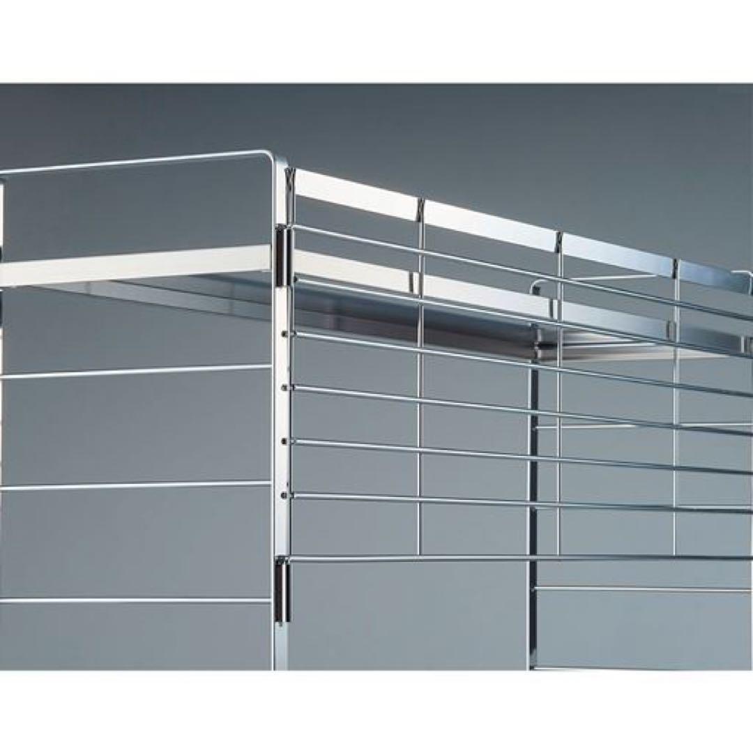 棚板ホワイト　白　40200 ステンレス棚の出窓シェルフ 74cm