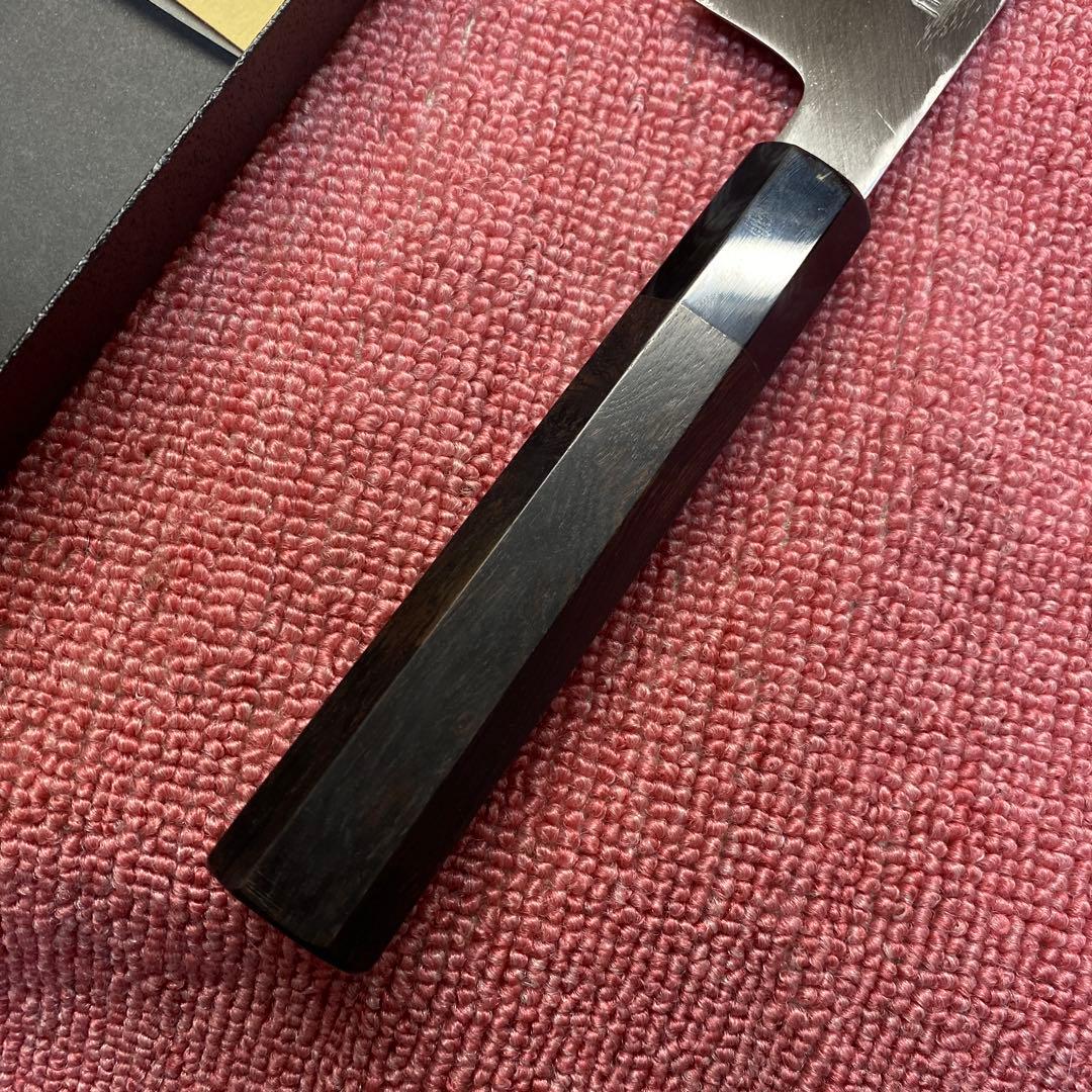 銀三　鎌薄刃包丁　210㎜ 7寸