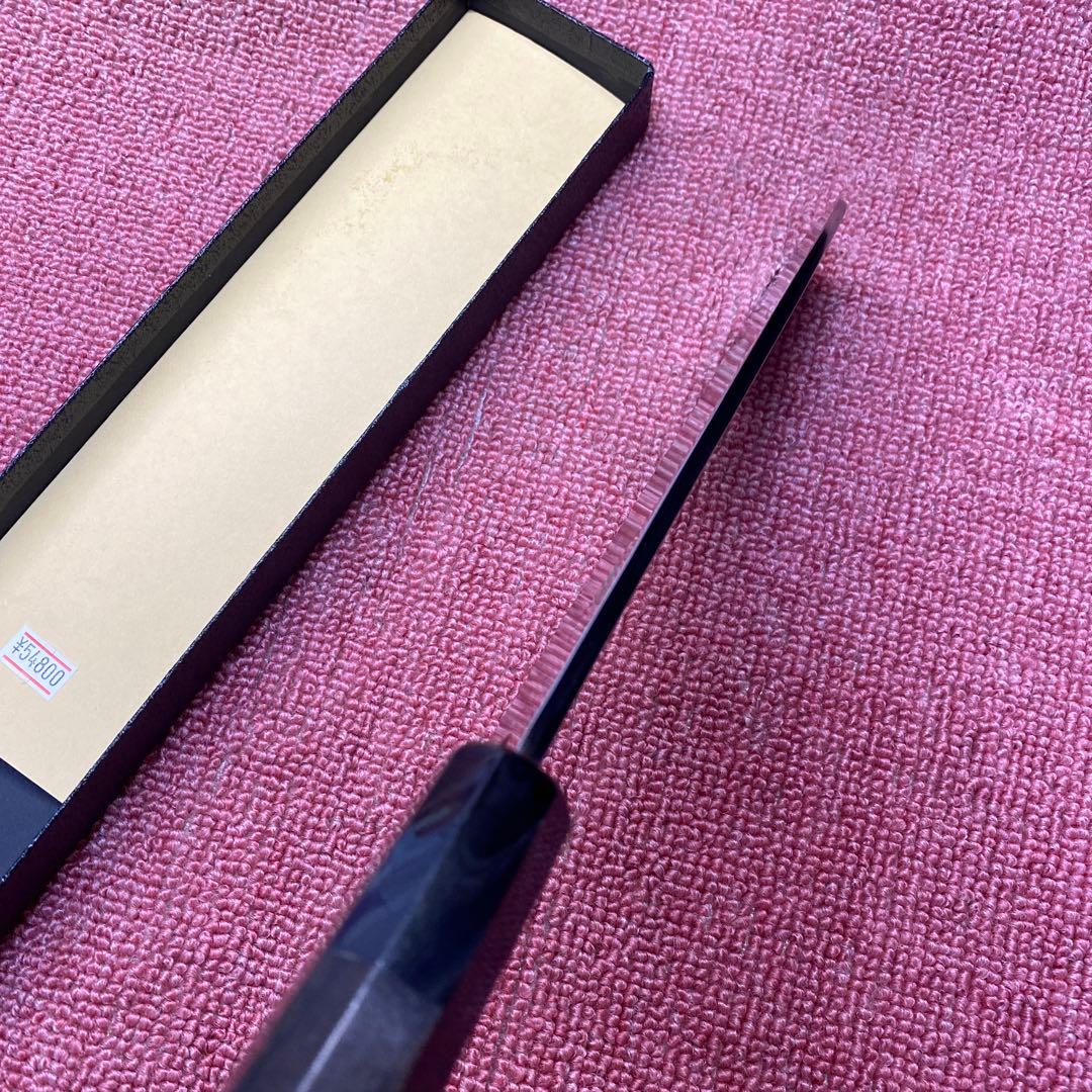 銀三　鎌薄刃包丁　210㎜ 7寸