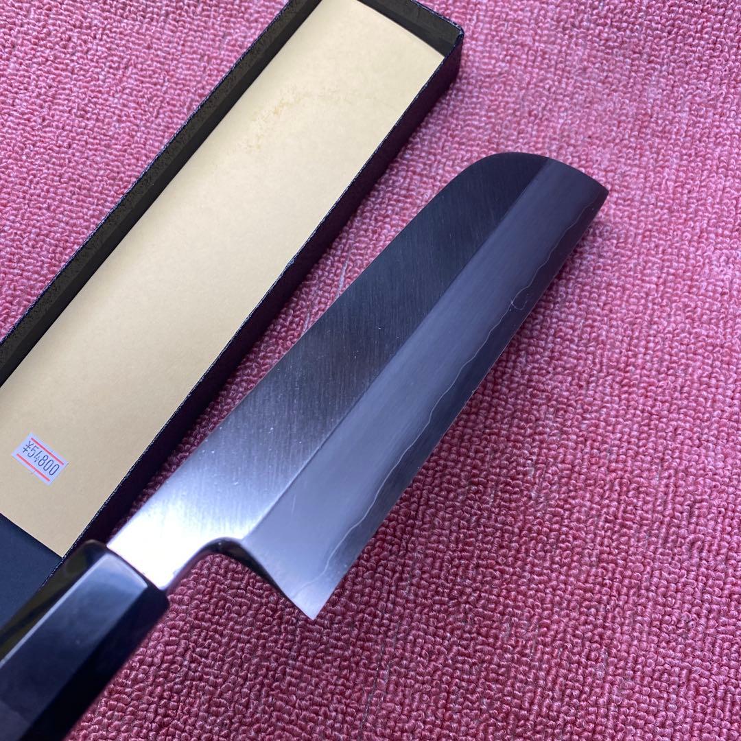 銀三　鎌薄刃包丁　210㎜ 7寸