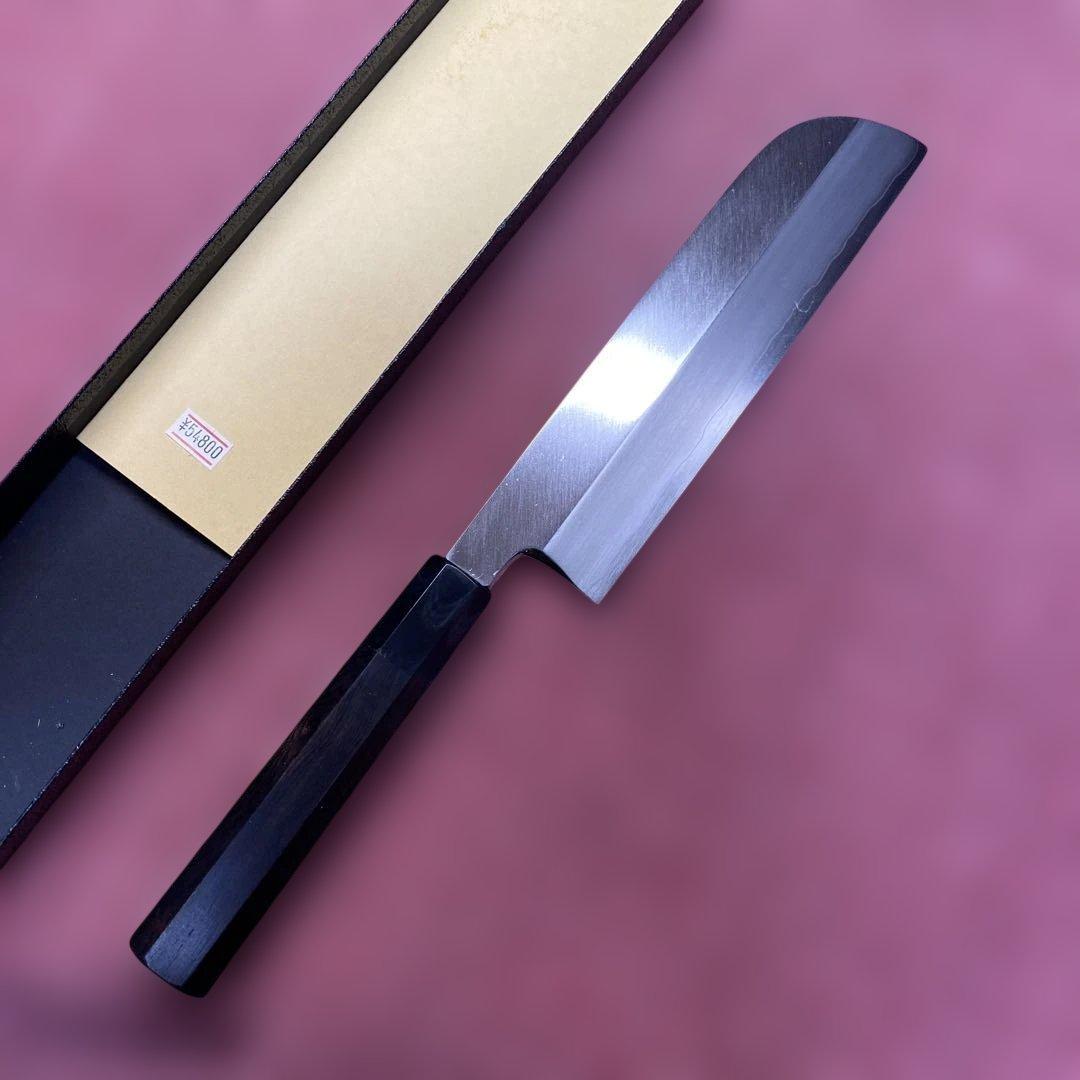 銀三　鎌薄刃包丁　210㎜ 7寸