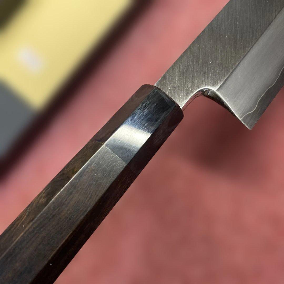 銀三　鎌薄刃包丁　210㎜ 7寸