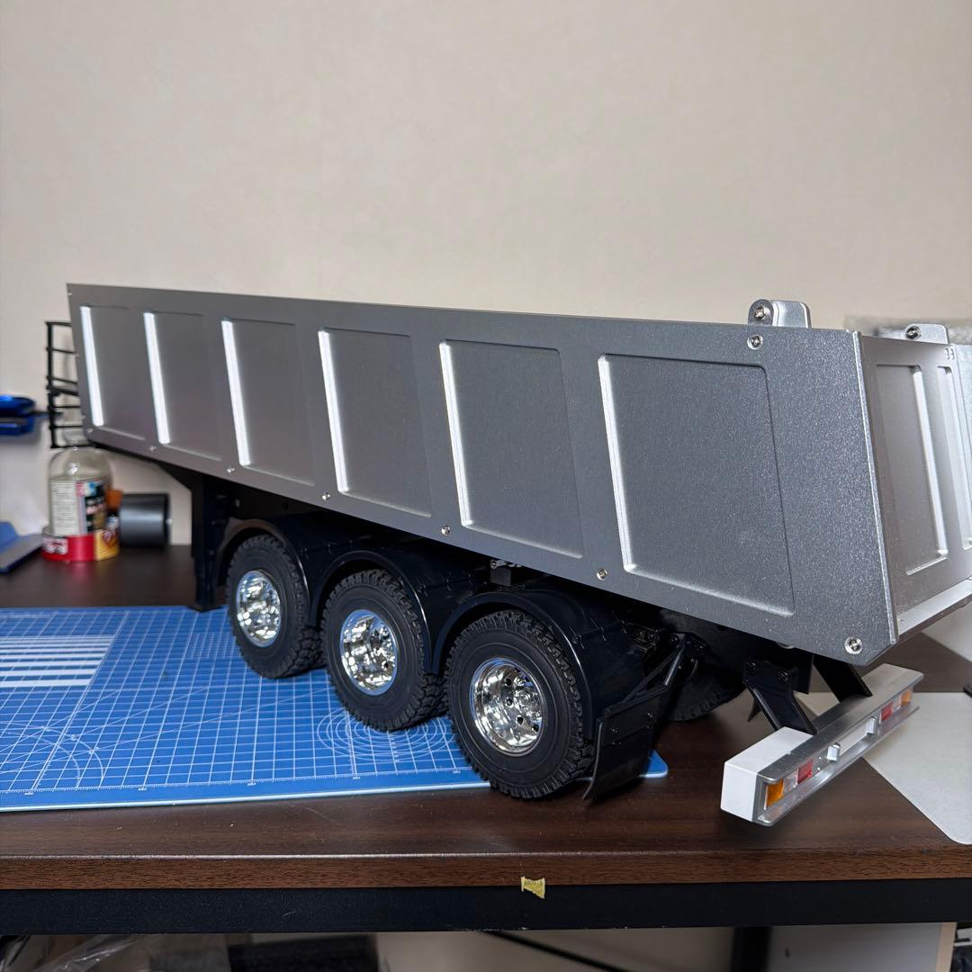 1／14トレーラ3軸ダンプ