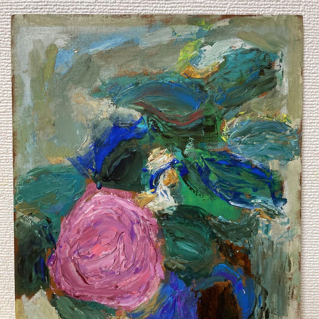 御正 伸 油彩 SM 板絵 原画 直筆サイン 落款 真作保証 1点もの