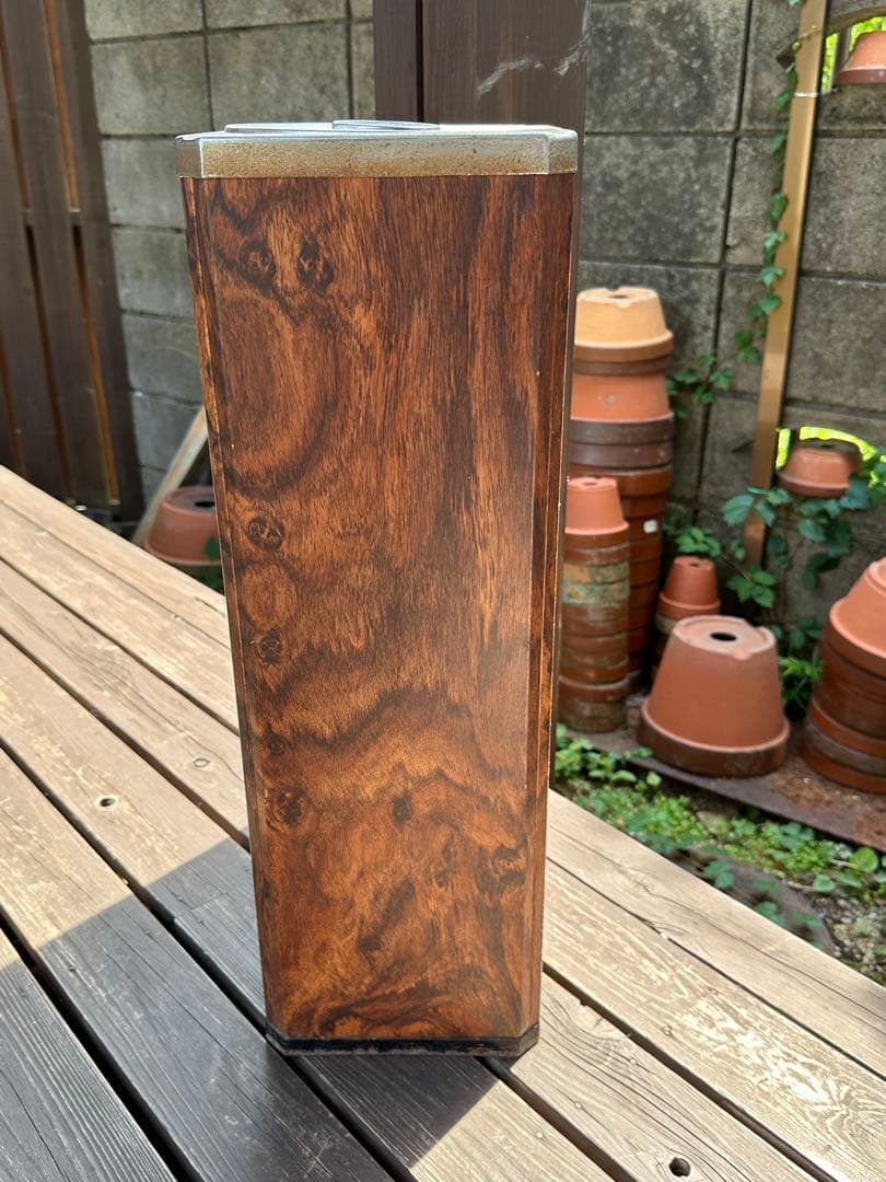 昭和レトロ　スタンド灰皿　プッシュ式　希少　当時物　雰囲気良し　レトロ灰皿