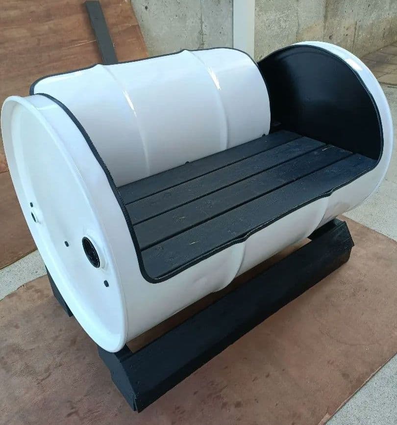 受注生産品！ドラム缶remakeソファ‼️