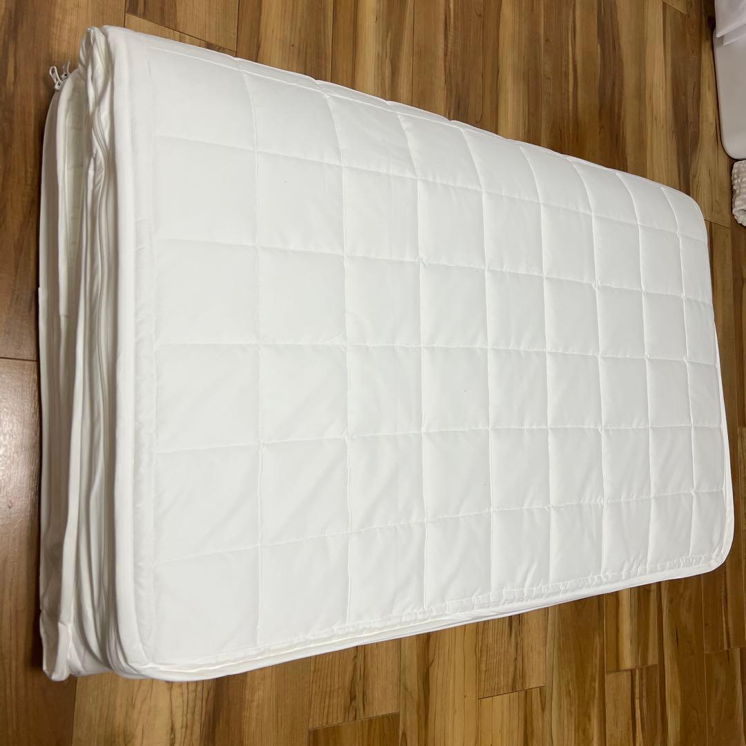 無印良品の洗えるカバー付き防ダニ敷き布団 Sサイズ