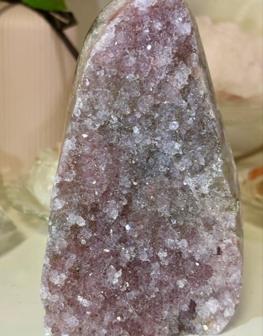 レア　高品質　ピンクパープルアメジスト　BIGドーム　キラキラ