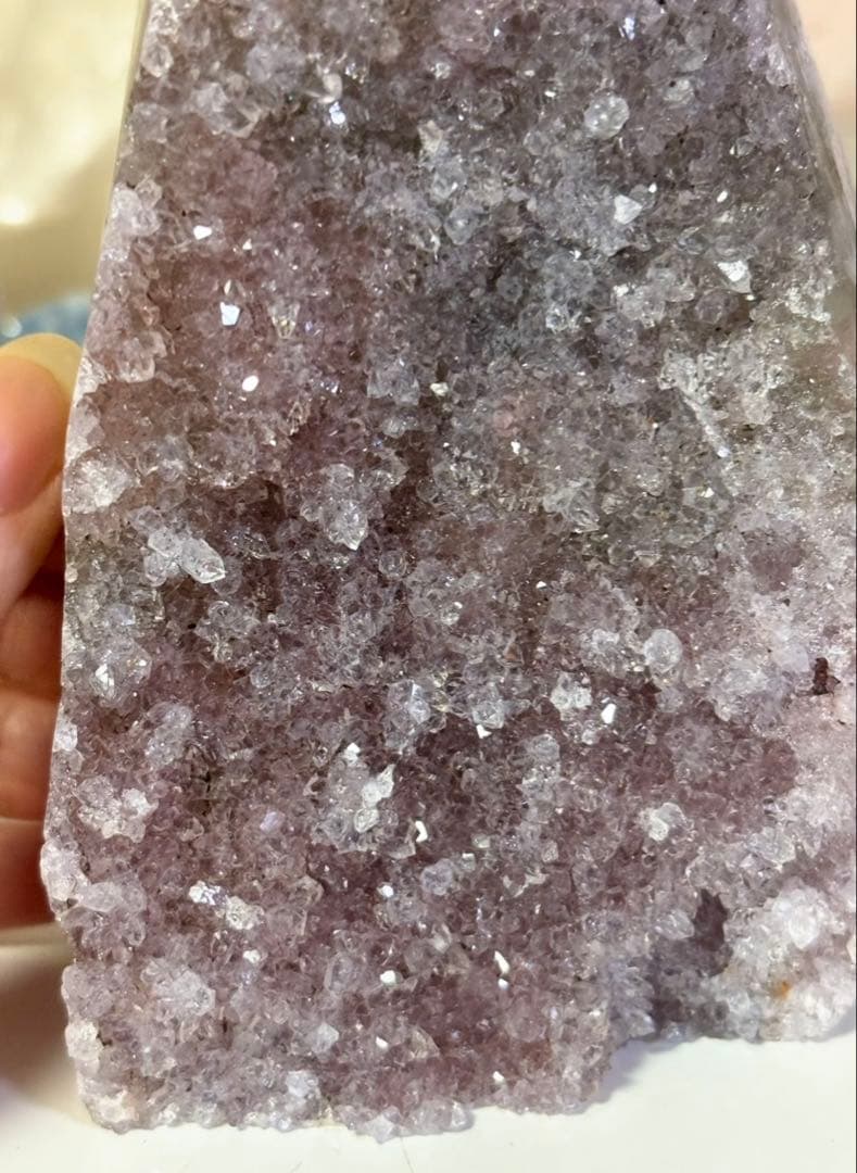 レア　高品質　ピンクパープルアメジスト　BIGドーム　キラキラ
