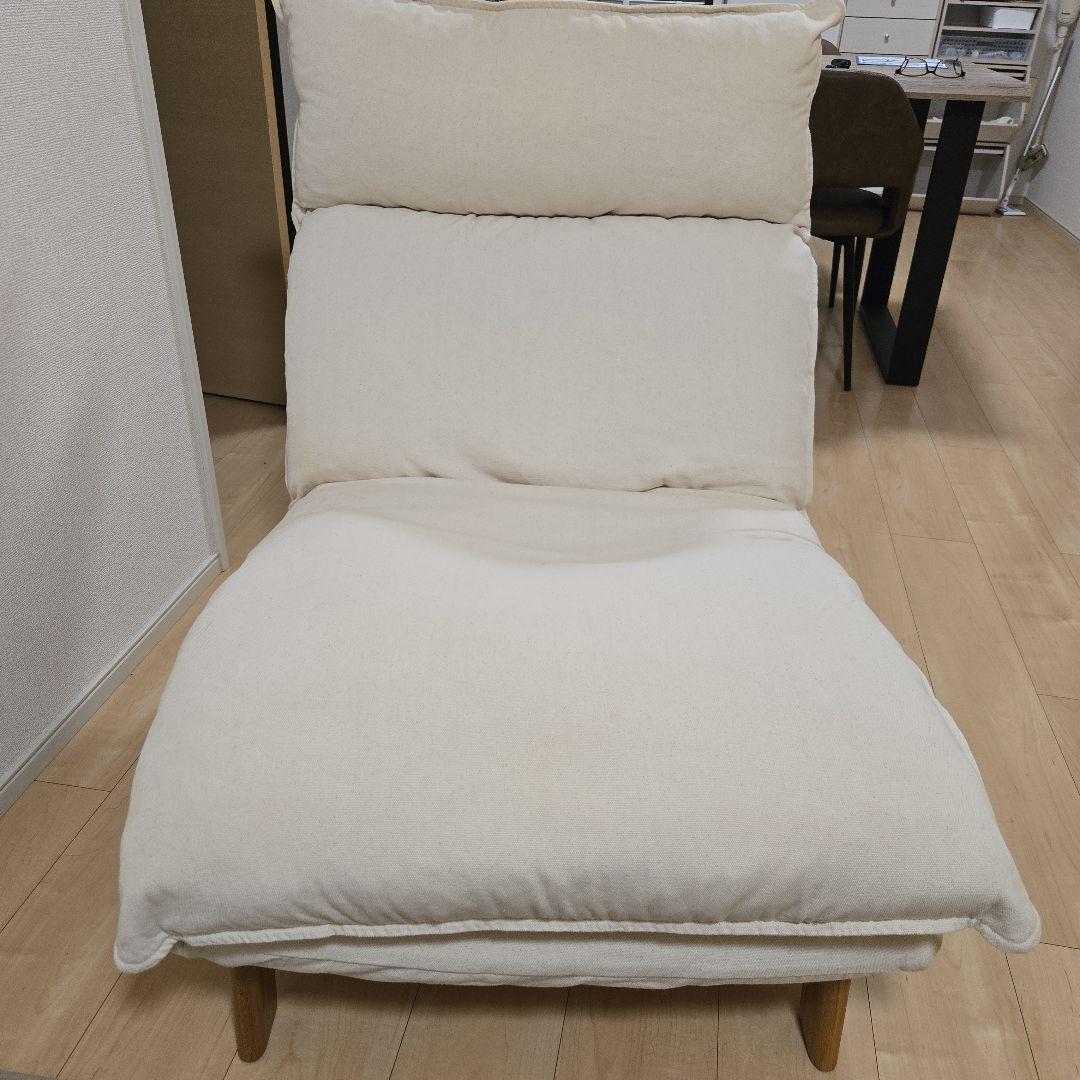 無印良品　ハイバックリクライニングソファ　1シーター　ポリエステル平織