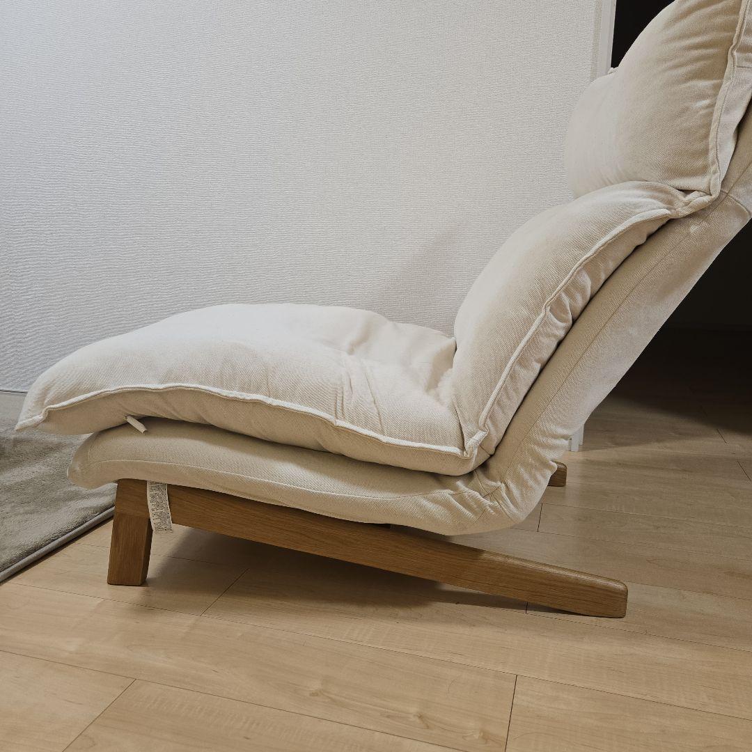 無印良品　ハイバックリクライニングソファ　1シーター　ポリエステル平織