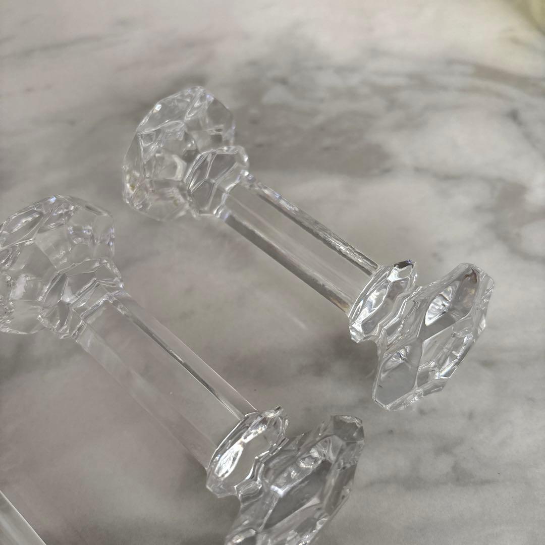 【新品未使用】サラグレース ガラス クリスタルカトラリーレスト4点セット