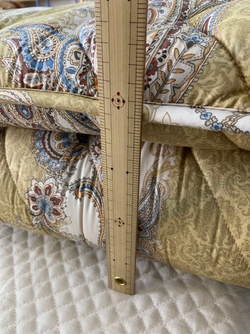 西川合繊入り羊毛敷布団(体圧分散)シングル