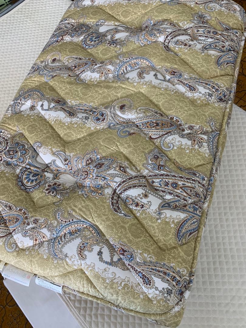 西川合繊入り羊毛敷布団(体圧分散)シングル