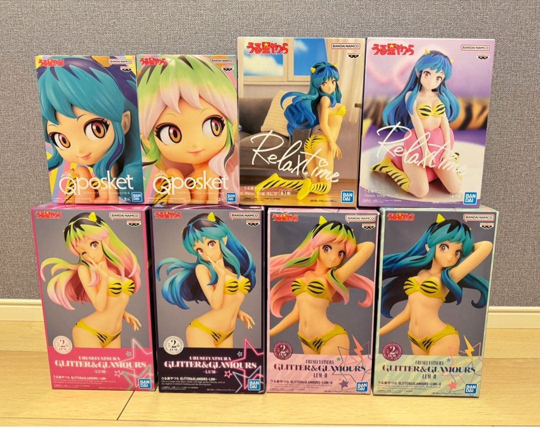 【新品.未使用品.美品】うる星やつら ラムちゃんフィギュア&クッション小物セット