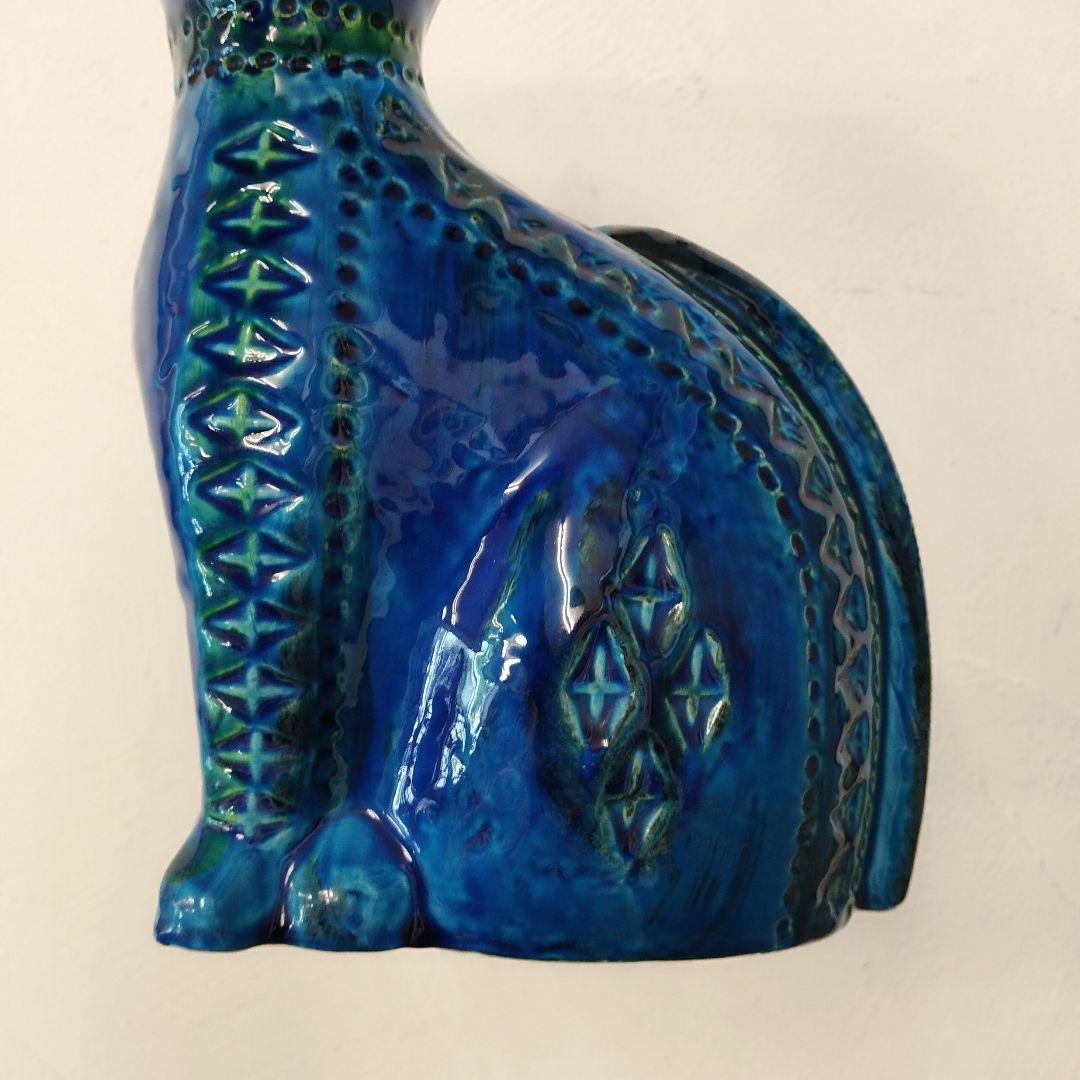 BITOSSI／FLAVIA】リミニブルー 陶器 ネコ 猫 イタリア製 - メルカリ