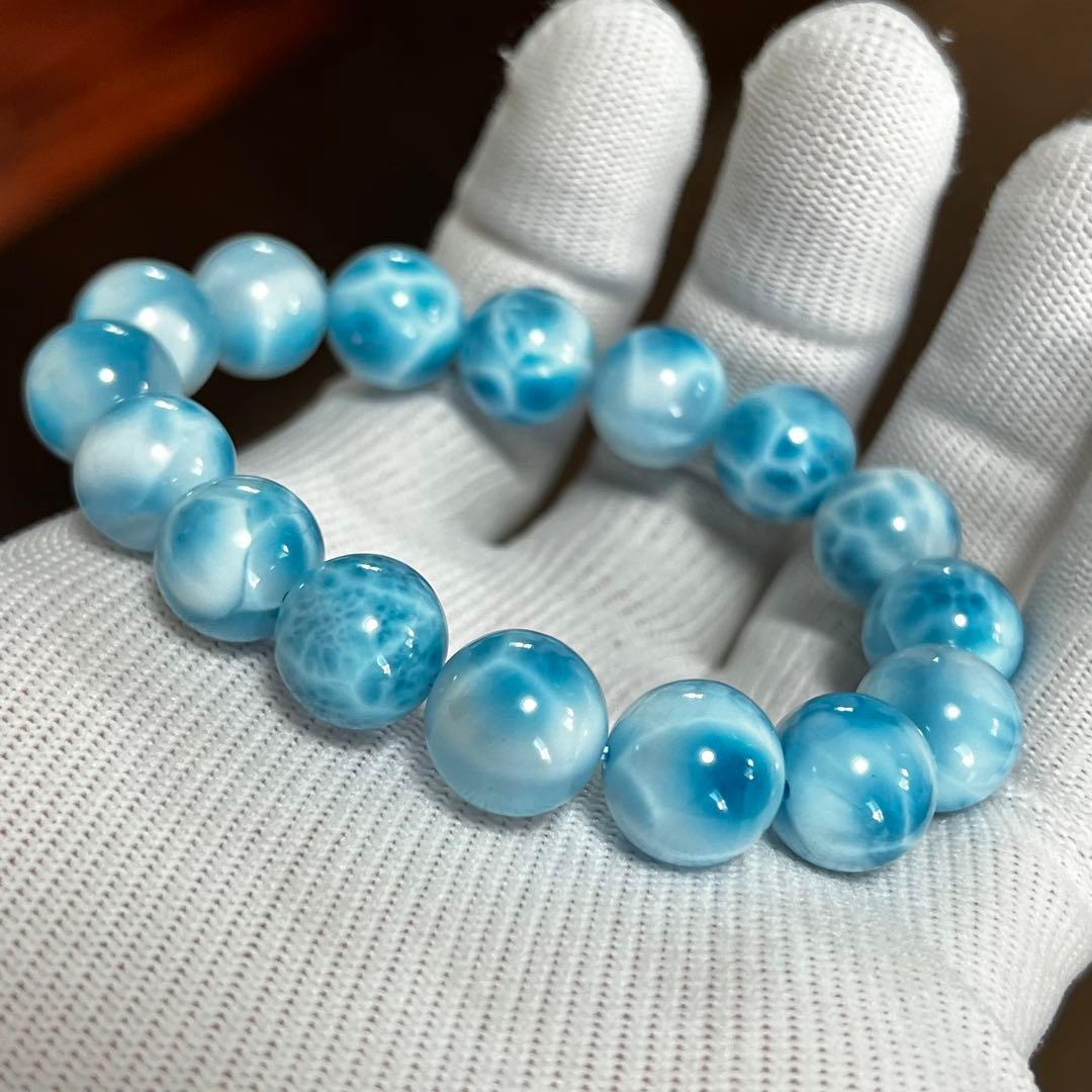 最高級　ラリマーブレスレット　満足間違いなし　5