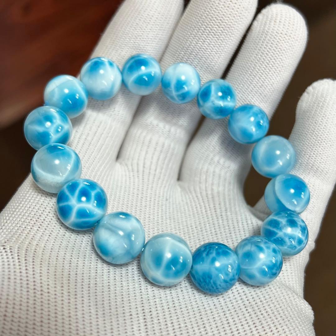 最高級　ラリマーブレスレット　満足間違いなし　5