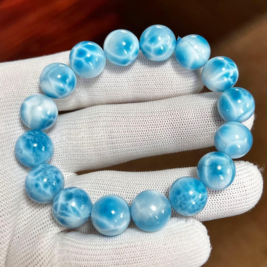 最高級　ラリマーブレスレット　満足間違いなし　5