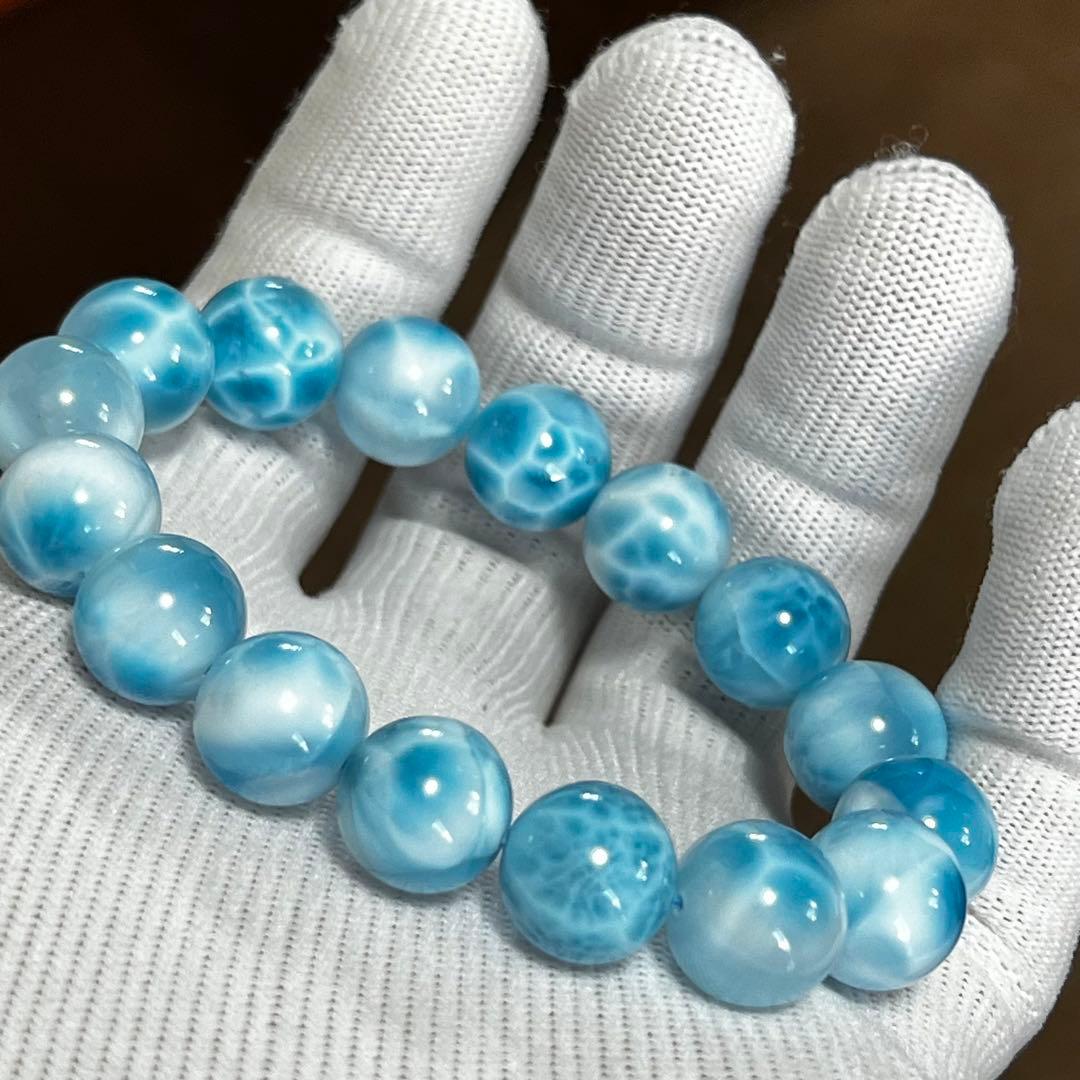 最高級　ラリマーブレスレット　満足間違いなし　5