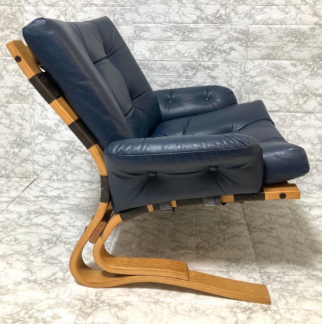 希少 本革】karimoku domani スカンジナビアン イージーチェア①