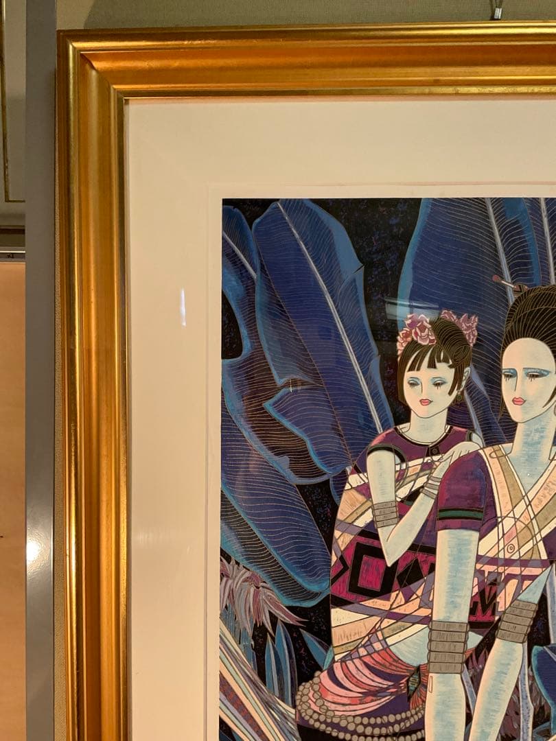 ティンシャオカン(丁紹光)「希望の光」シルクスクリーン 直筆サイン