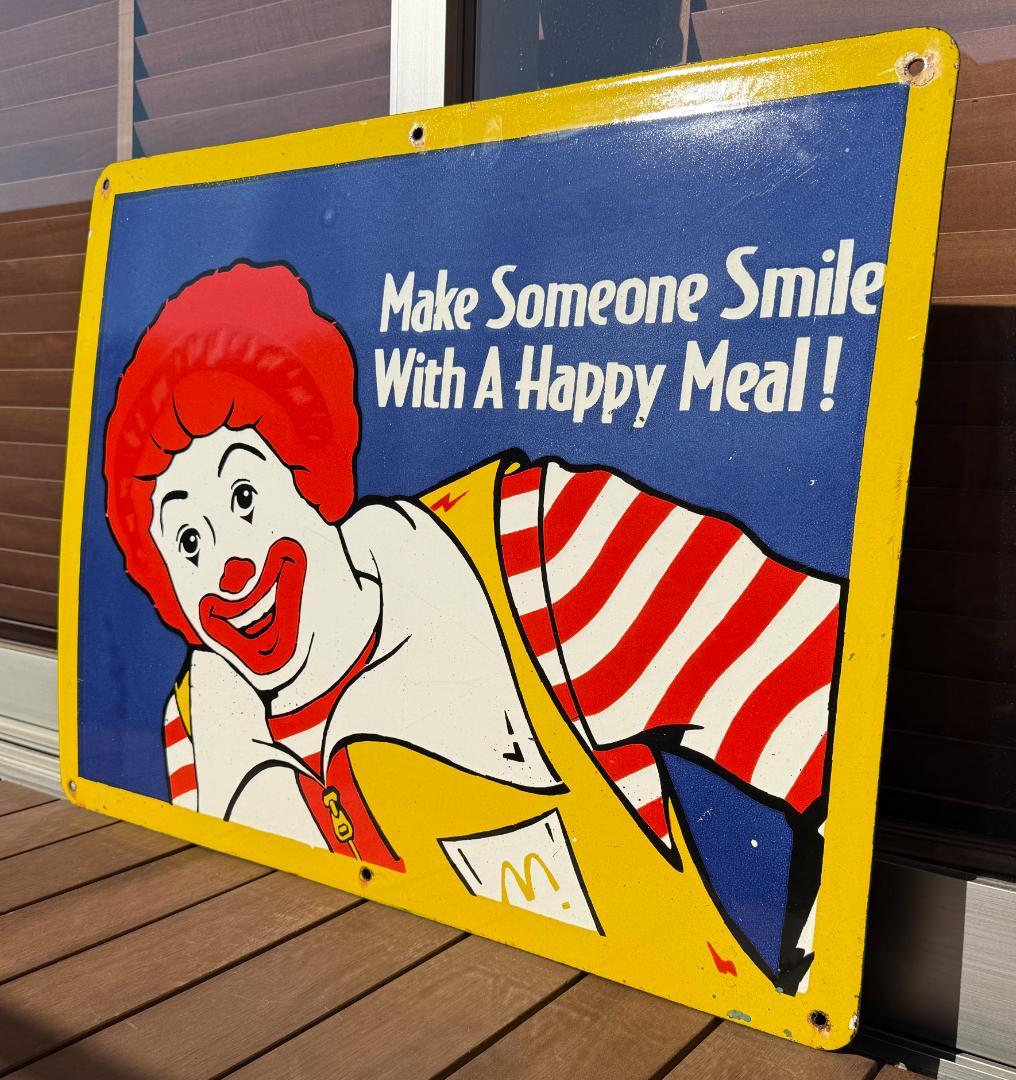 ドナルド 看板 マクドナルド McDonald's ビンテージ 76cm