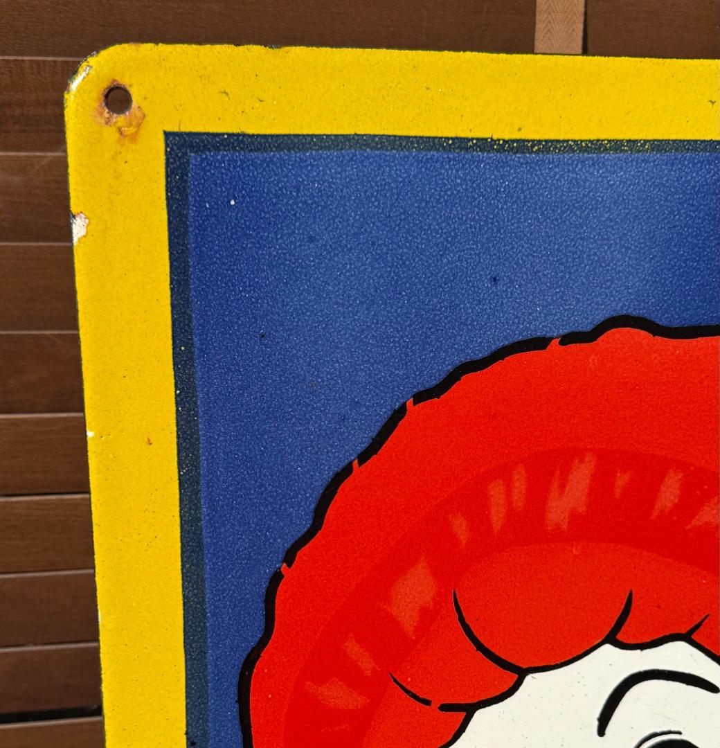 ドナルド 看板 マクドナルド McDonald's ビンテージ 76cm