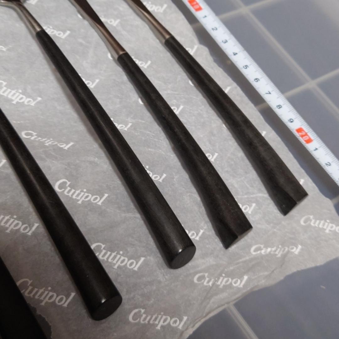 6本セット Cutipol　クチポール　NOOR①　ナイフ　フォーク　スプーン
