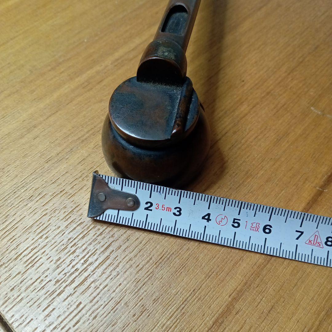 矢立て珍慶刻印の銅製古美術品