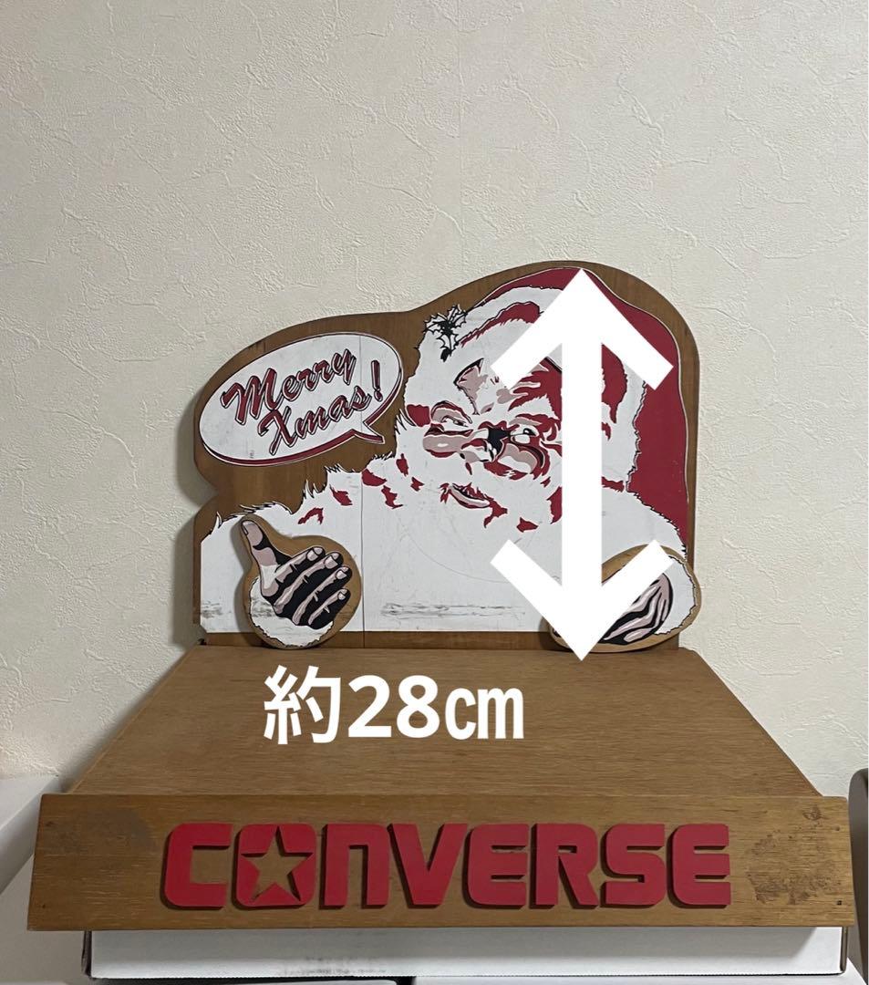 コンバース　converse クリスマス　木製　インテリア　サンタ　ヴィンテージ