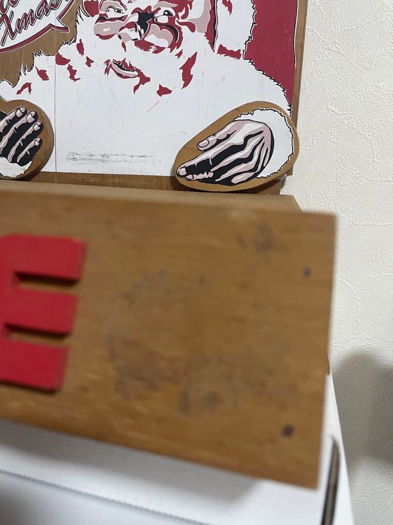 コンバース　converse クリスマス　木製　インテリア　サンタ　ヴィンテージ