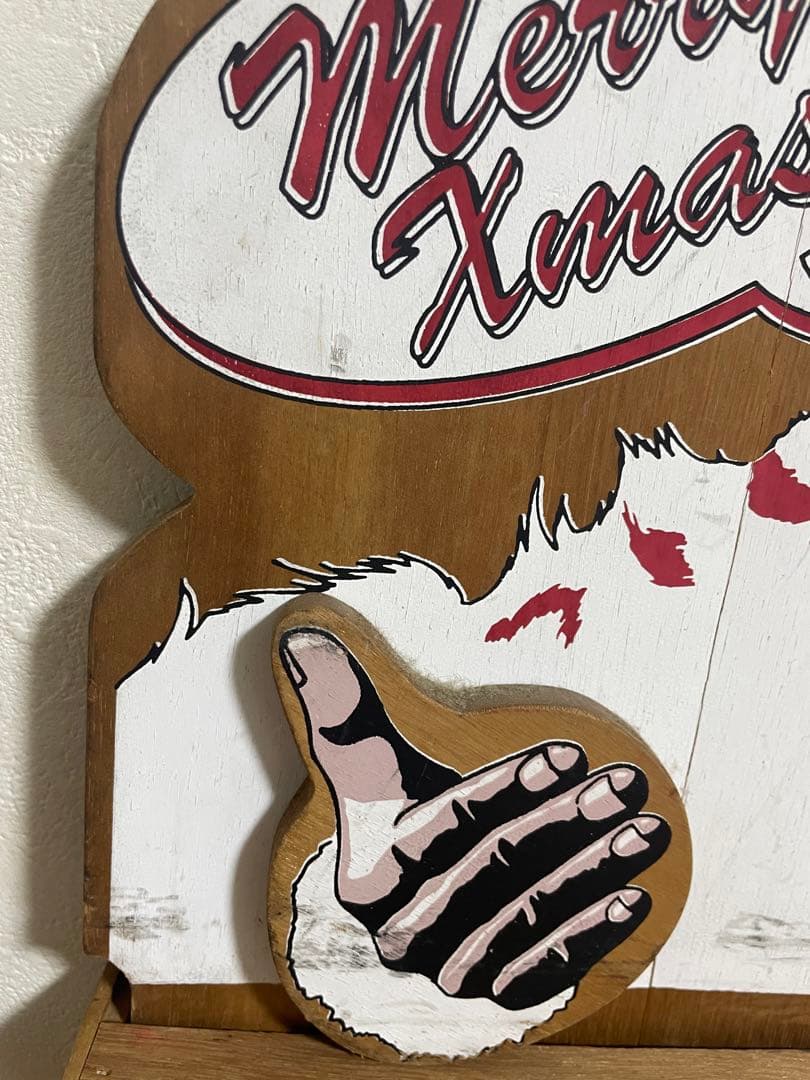 コンバース　converse クリスマス　木製　インテリア　サンタ　ヴィンテージ