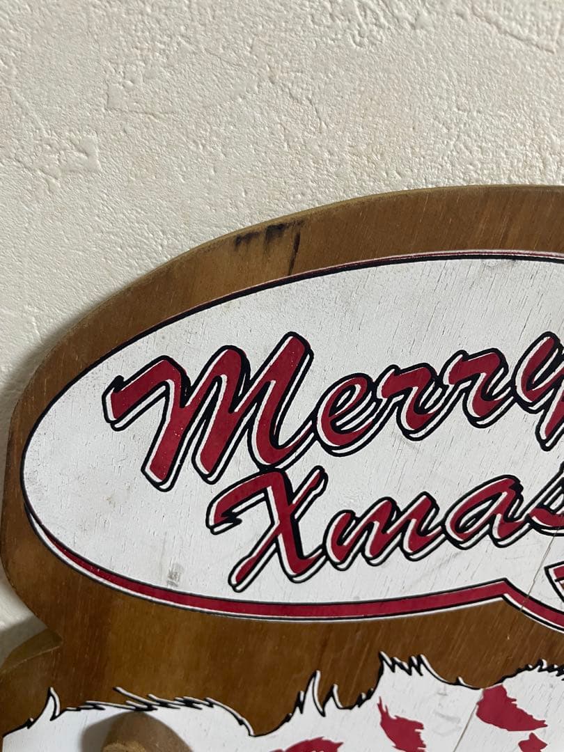 コンバース　converse クリスマス　木製　インテリア　サンタ　ヴィンテージ