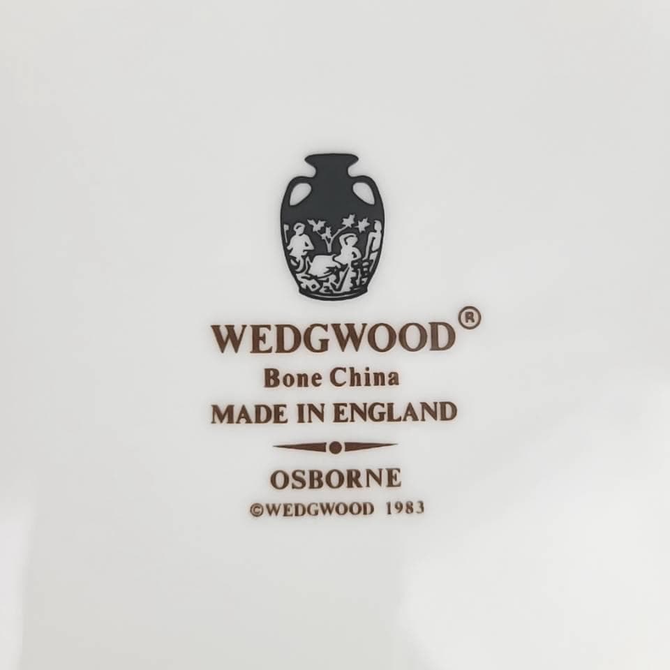 ＊未使用級＊ウェッジウッド　オズボーン　ディナープレート　6枚　②