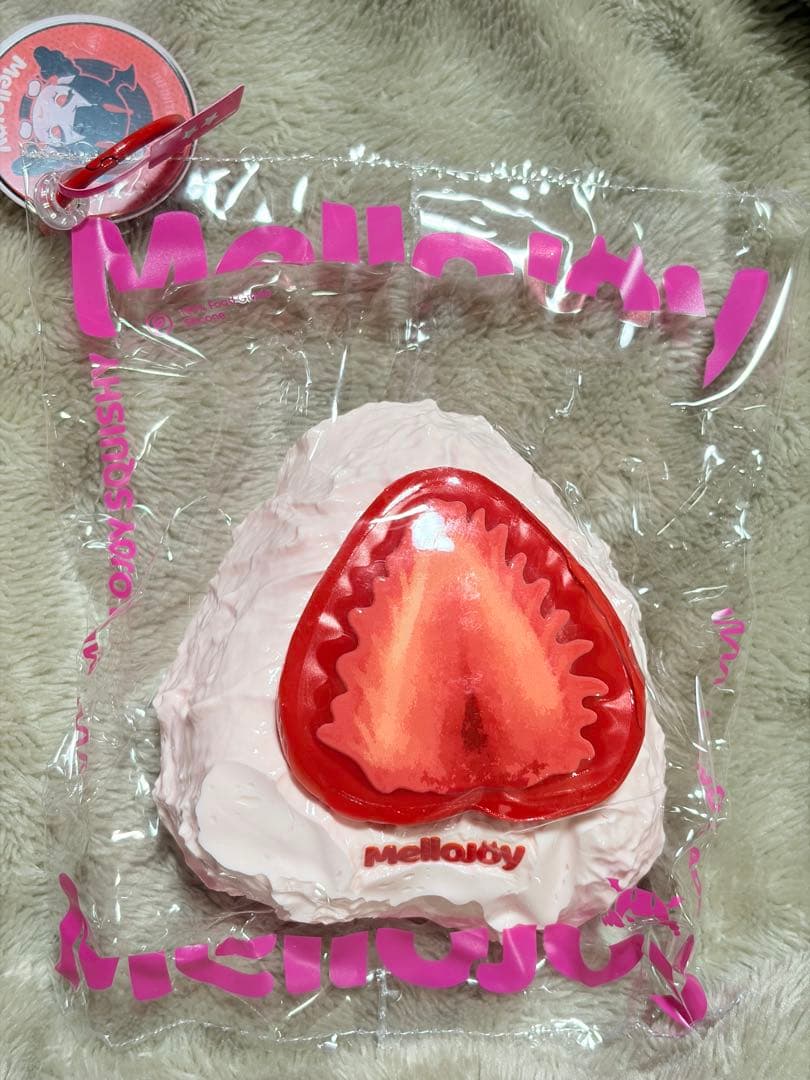 Mellojoy スクイーズ クリームまみれ 大福シリーズ ストロベリー