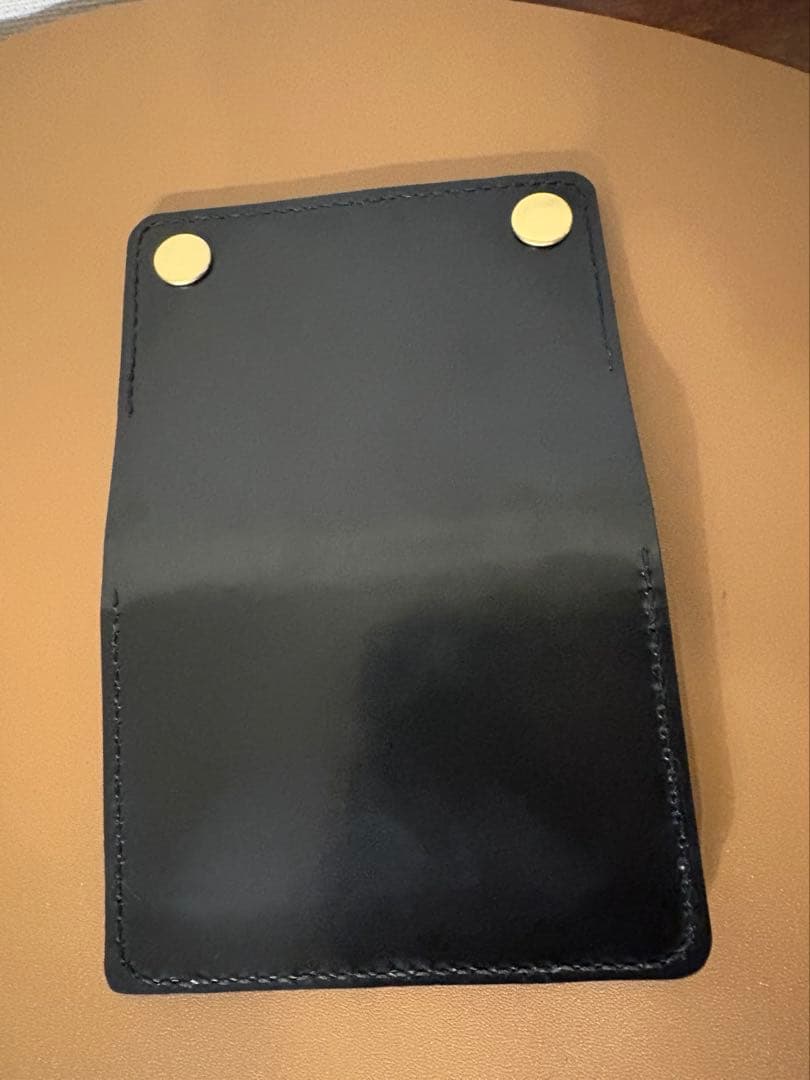 本革(馬革)トラッカーウォレット ショート　2層　二つ折 総手縫い 真鍮金具